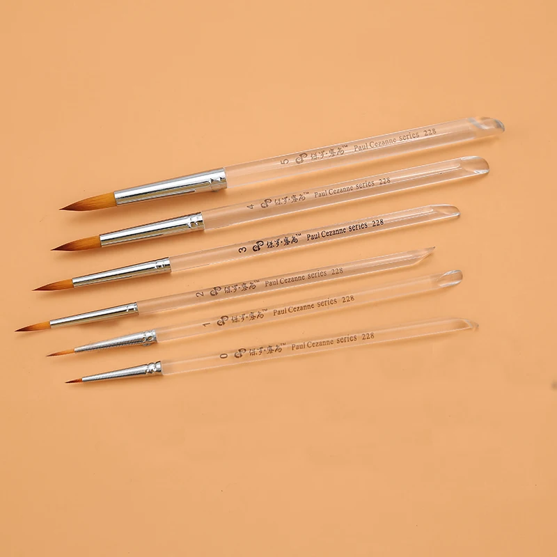 Short pole transparent pen nylon round tip watercolor pen Line pen edge pen oil brush Art painting pen
Short pole transparent pen nylon round tip watercolor pen Line pen edge pen oil brush Art painting pen