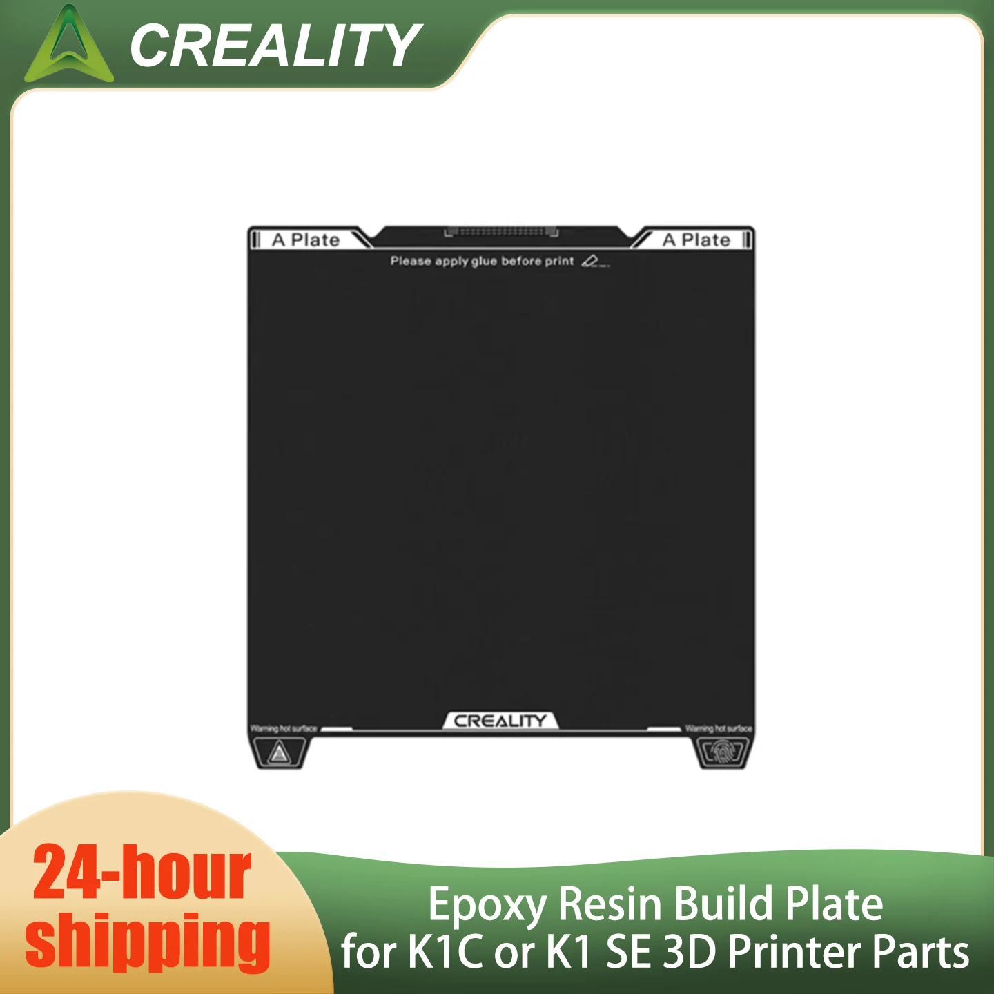 Creality For K1C or K1 SE 3D Printer Parts Original Epoxy Resin Build Plate 235X235mm Excellent Adhesion High Flatness Strength
Creality For K1C or K1 SE 3D Printer Parts Original Epoxy Resin Build Plate 235X235mm Excellent Adhesion High Flatness Strength