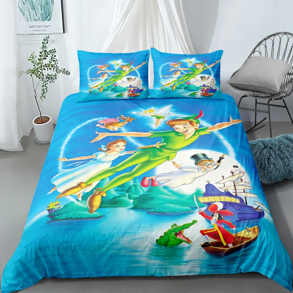 Peter Pan Children Duvet Cover Set Uk Single Double King US Twin Full Queen King Bed Linen Set
Peter Pan Children Duvet Cover Set Uk Single Double King US Twin Full Queen King Bed Linen Set