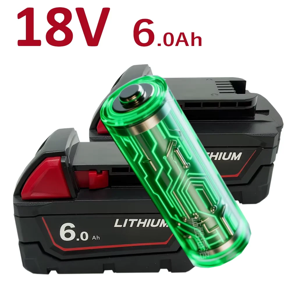 18V Applicable to For Milwaukee M18B5 XC power tool 48-11-1815 2604-20 48-11-1850 Li-ion battery 18V 6000mAh
18V Applicable to For Milwaukee M18B5 XC power tool 48-11-1815 2604-20 48-11-1850 Li-ion battery 18V 6000mAh