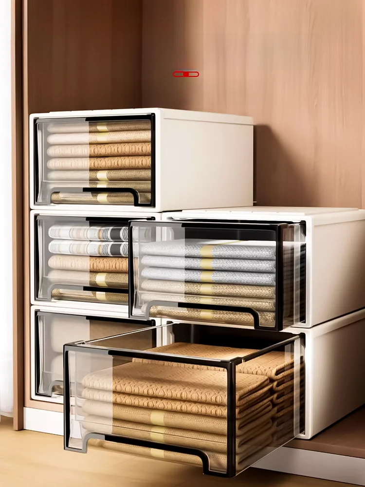 Thickened Transparent Clothing Storage Box Drawer Type Home Clothes Organizer Cabinet Wardrobe Storage for Toys Books Clothes
Thickened Transparent Clothing Storage Box Drawer Type Home Clothes Organizer Cabinet Wardrobe Storage for Toys Books Clothes
