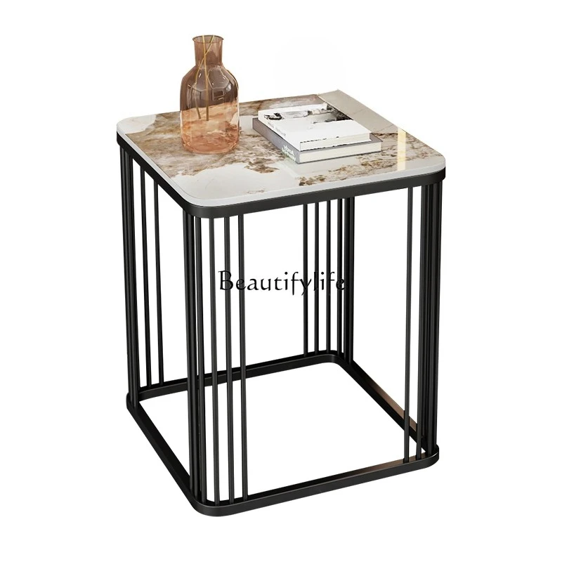 Modern simple light luxury sofa side table removable living room balcony small coffee table square side table
Modern simple light luxury sofa side table removable living room balcony small coffee table square side table
