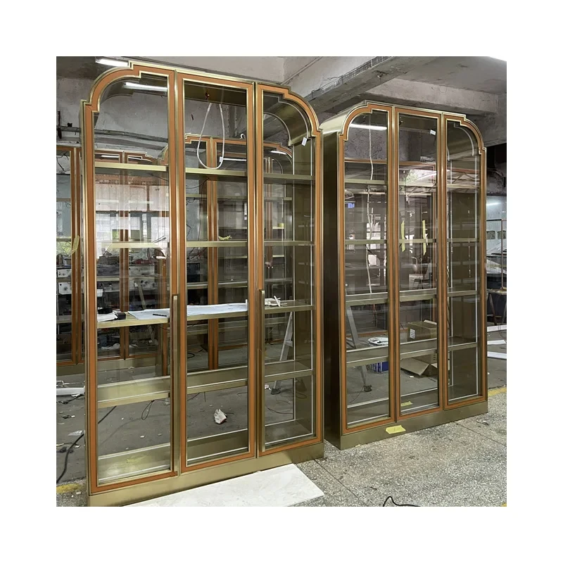 custom.Wine Cellar Modern Style Stainless Steel Wine Cabinet With LED Lights Custom High-End Metal Display Rack Factory
custom.Wine Cellar Modern Style Stainless Steel Wine Cabinet With LED Lights Custom High-End Metal Display Rack Factory