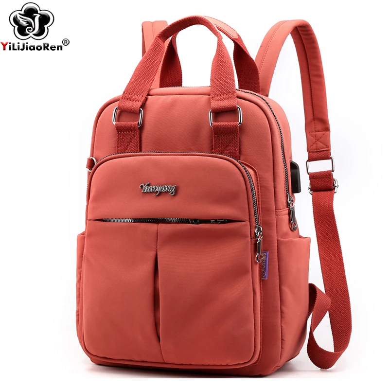 Fashion Multiple Pockets Daypack Women Waterproof Nylon Backpack Large Capacity School Bag for Girls USB Charge Travel Rucksack
Fashion Multiple Pockets Daypack Women Waterproof Nylon Backpack Large Capacity School Bag for Girls USB Charge Travel Rucksack