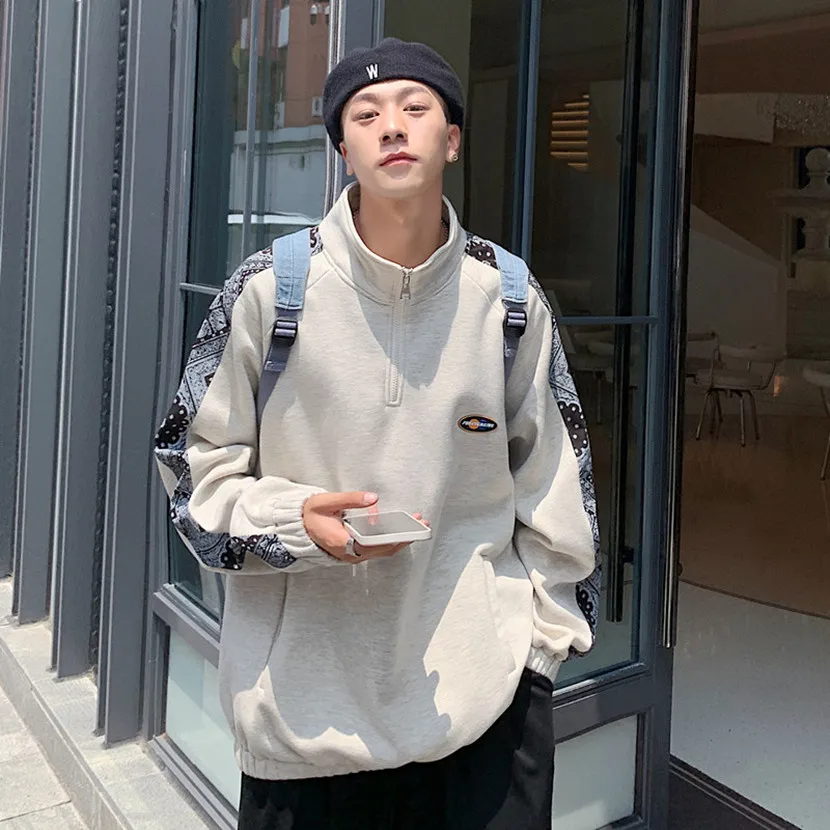 Мужская толстовка на молнии с капюшоном, весна-осень, повседневная, свободного кроя, молодежная, модная, с манжетами на молнии, в стиле пэчворк
Мужская толстовка на молнии с капюшоном, весна-осень, повседневная, свободного кроя, молодежная, модная, с манжетами на молнии, в стиле пэчворк