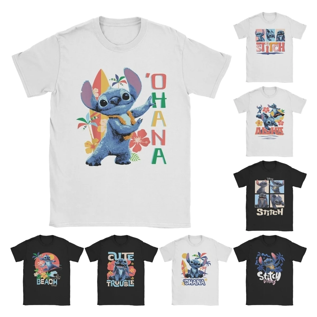 Lilo & Stitch Live-Action Movie Men's T Shirt 'Ohana Hula Beach Vintage Tee Shirt Round Neck T-Shirts 100% Cotton Classic merch
Lilo & Stitch Live-Action Movie Men's T Shirt 'Ohana Hula Beach Vintage Tee Shirt Round Neck T-Shirts 100% Cotton Classic merch