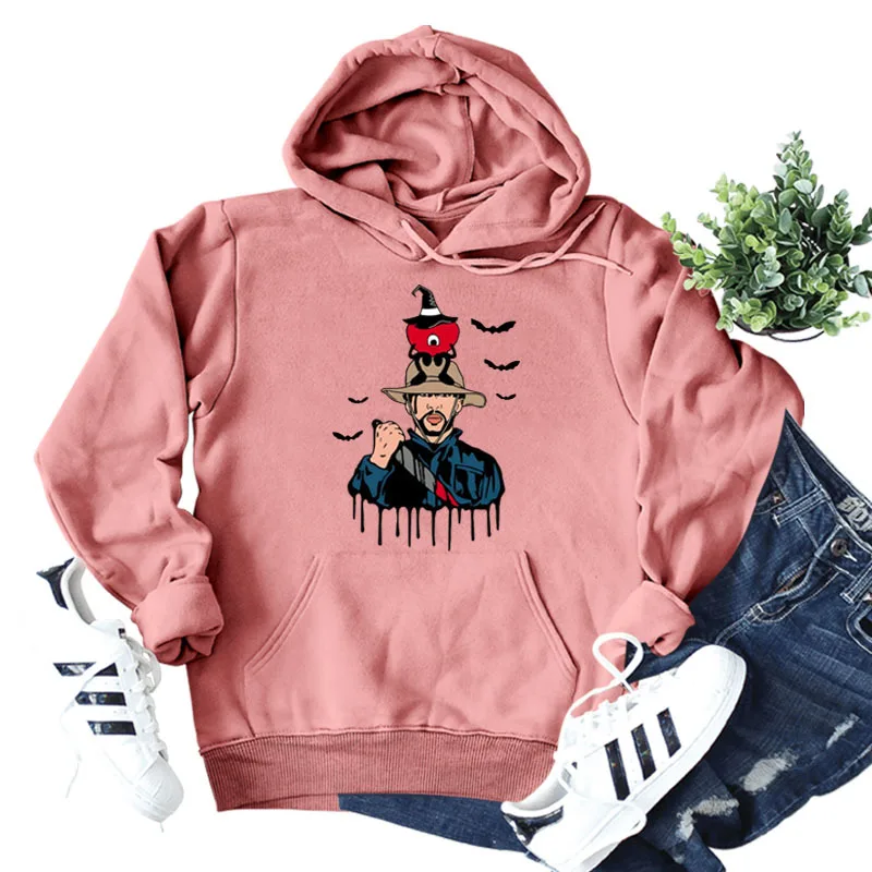 American edition and American Fashion Women's Bat Print Long-sleeved Hooded Sweatshirt Autumn and Winter Simple Fashion
American edition and American Fashion Women's Bat Print Long-sleeved Hooded Sweatshirt Autumn and Winter Simple Fashion