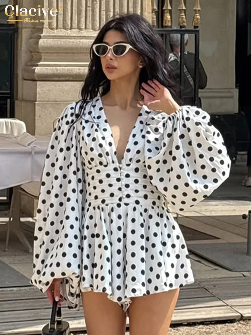 Clacive Sexy Loose Print Women's Dress 2025 Fashion V-Neck Long Sleeve Mini Dresses Lady Elegant Classic Pleated Female Dress
Clacive Sexy Loose Print Women's Dress 2025 Fashion V-Neck Long Sleeve Mini Dresses Lady Elegant Classic Pleated Female Dress