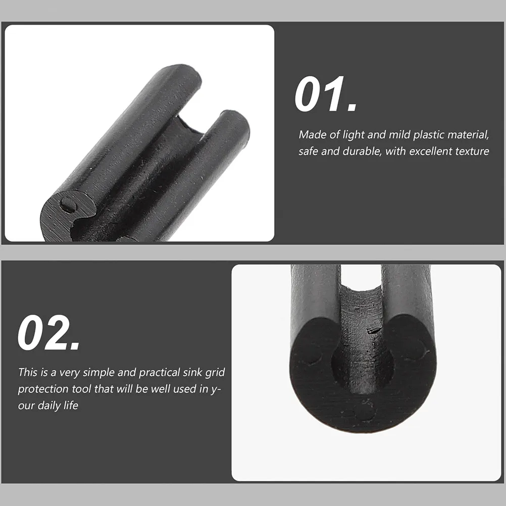 200Pcs Non-Slip Sink Grate Feet Plastic Wire Bumper Replacement for Kitchen Sink Rack Drain Wire Basket Floor Protector Grid Leg
200Pcs Non-Slip Sink Grate Feet Plastic Wire Bumper Replacement for Kitchen Sink Rack Drain Wire Basket Floor Protector Grid Leg
