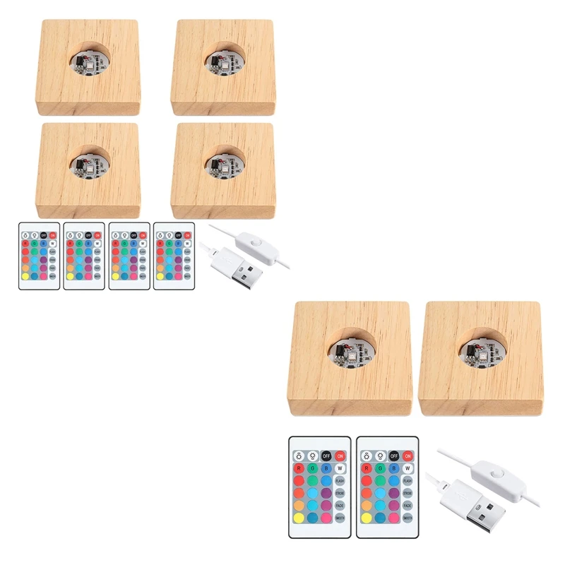 Wooden LED Night Light Base Lighted Display Lamp Base Stand With Remote Control For 3D Crystal Glass Art
Wooden LED Night Light Base Lighted Display Lamp Base Stand With Remote Control For 3D Crystal Glass Art