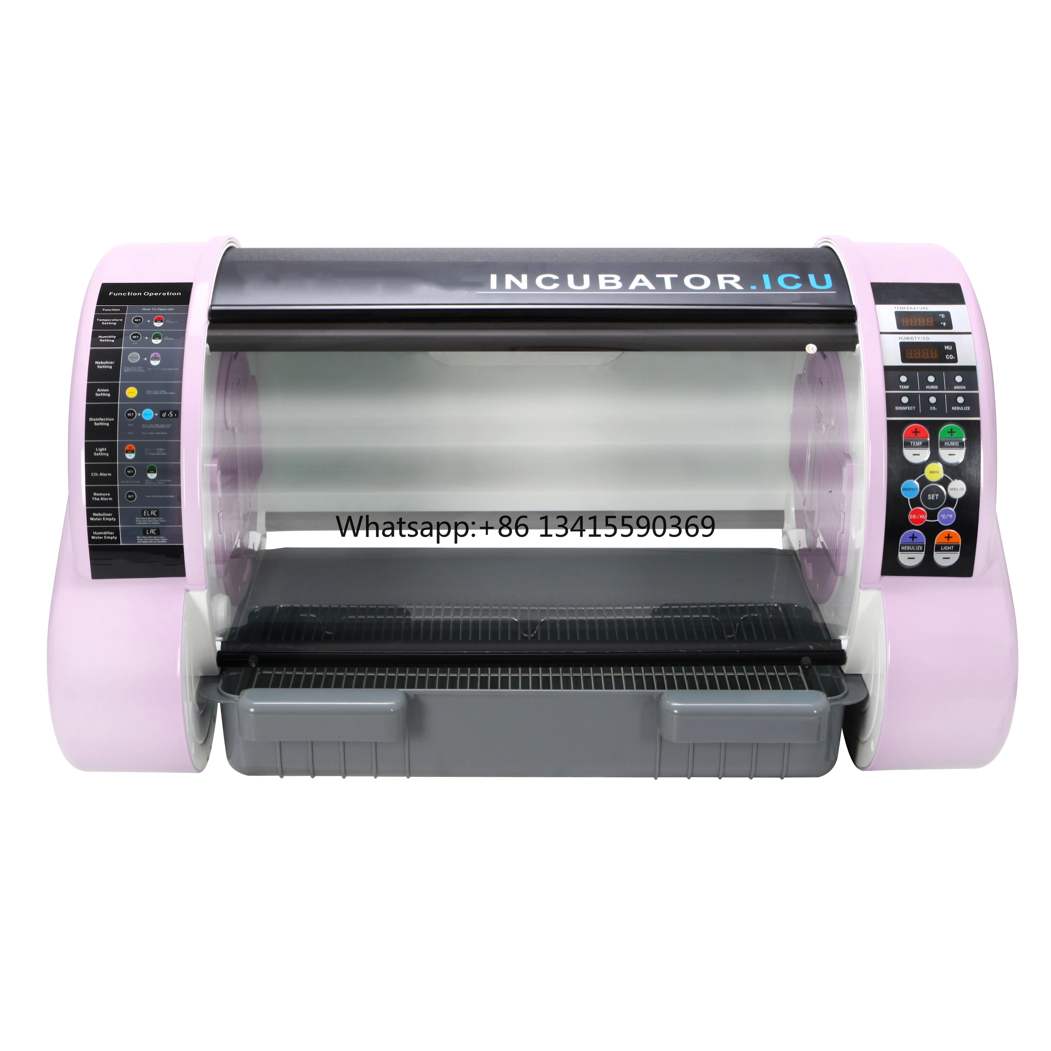 Portable Reusable Animal Brooder Incubator ICU Pet and Baby Animal Carriage Incubator
Portable Reusable Animal Brooder Incubator ICU Pet and Baby Animal Carriage Incubator