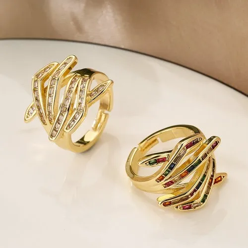 Новинка: эффектное кольцо-обруч из позолоченной меди с цирконием, асимметричный геометрический дизайн, женское модное украшение, эффектное кольцо
Новинка: эффектное кольцо-обруч из позолоченной меди с цирконием, асимметричный геометрический дизайн, женское модное украшение, эффектное кольцо