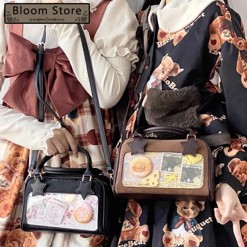 Streetwear Transparent All Match Ita Bags Sweet Y2k Aesthetic Star Women Shoulder Bag Design Fashion Handbags Crossbody
Streetwear Transparent All Match Ita Bags Sweet Y2k Aesthetic Star Women Shoulder Bag Design Fashion Handbags Crossbody