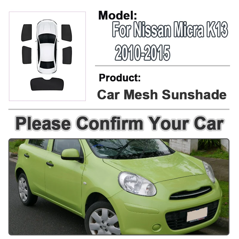 Солнцезащитные шторки-сетки для окон Nissan Micra K13 и Renault Pulse 2010-2015, защита от солнца и посторонних глаз, автоаксессуары
Солнцезащитные шторки-сетки для окон Nissan Micra K13 и Renault Pulse 2010-2015, защита от солнца и посторонних глаз, автоаксессуары