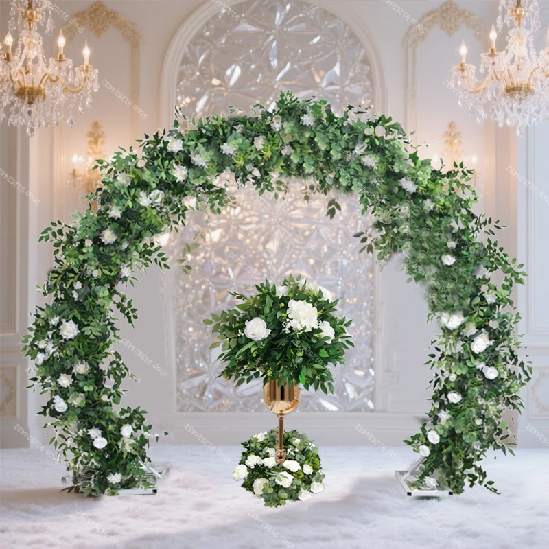 Green Plants Artificial FlowersRose 2M Arches Outdoor Wedding Decoration Circular Flower Doors Church Lawns Wedding Decorations
Green Plants Artificial FlowersRose 2M Arches Outdoor Wedding Decoration Circular Flower Doors Church Lawns Wedding Decorations