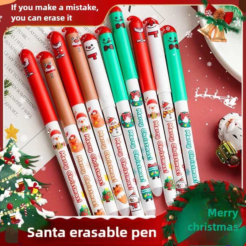 4 Pcs/set of Christmas Series Erasable Neutral Pens Cute Office Signature Pens Student Supplies Holiday Gifts Hot Selling Gifts
4 Pcs/set of Christmas Series Erasable Neutral Pens Cute Office Signature Pens Student Supplies Holiday Gifts Hot Selling Gifts