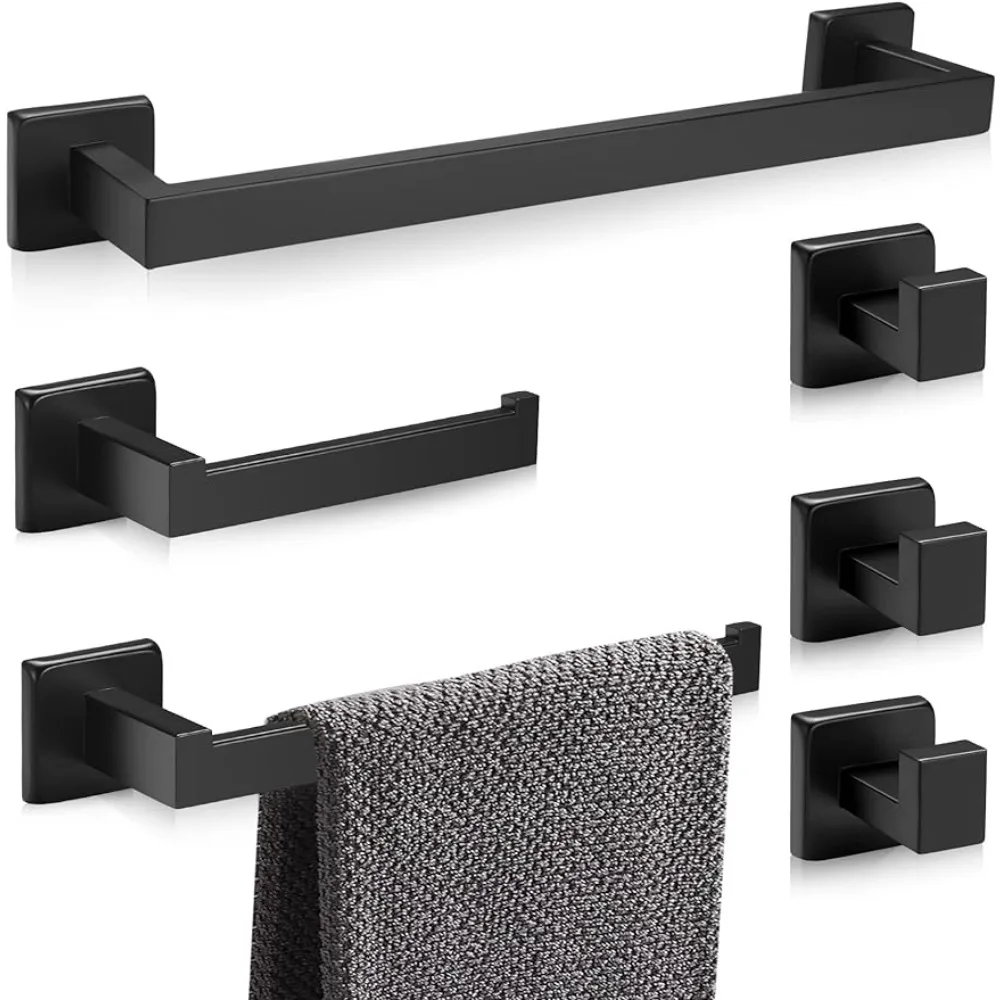 6 Pieces Bathroom Hardware Set , Premium Bathroom Hardware Set Matte, Towel Bar Set Wall Mounted,23.6Inch Free Shipping
6 Pieces Bathroom Hardware Set , Premium Bathroom Hardware Set Matte, Towel Bar Set Wall Mounted,23.6Inch Free Shipping