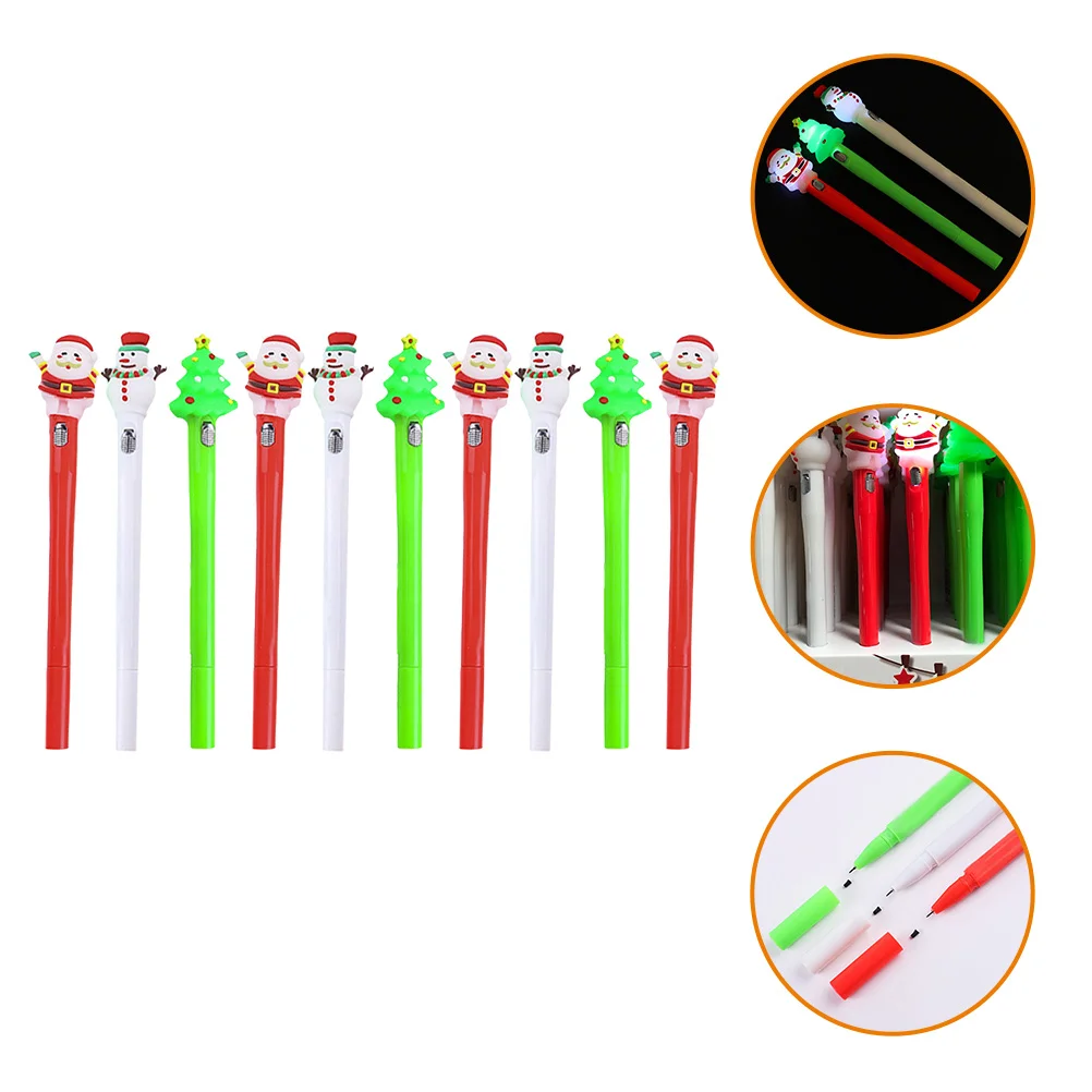 10 Pcs Christmas Classroom Rewards Light Pen Pens Cute for Girls Plastic Writing Students
10 Pcs Christmas Classroom Rewards Light Pen Pens Cute for Girls Plastic Writing Students