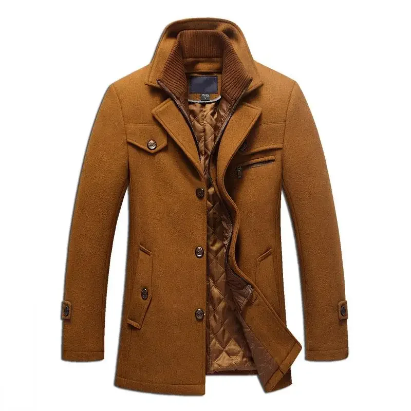 New Winter Wool Coat Slim Fit Jackets Mens Casual Warm Outerwear Jacket and Coat Men Pea Coat Size M-4Xl Drop Shipping 4 Colors
New Winter Wool Coat Slim Fit Jackets Mens Casual Warm Outerwear Jacket and Coat Men Pea Coat Size M-4Xl Drop Shipping 4 Colors
