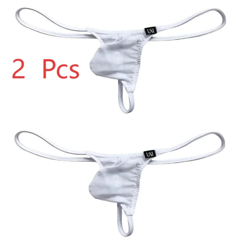 2PCS Men's Sexy Mesh Transparent G-strings Underwear Pocket T-Back Design Penetrating Trunk Briefs For Men
2PCS Men's Sexy Mesh Transparent G-strings Underwear Pocket T-Back Design Penetrating Trunk Briefs For Men