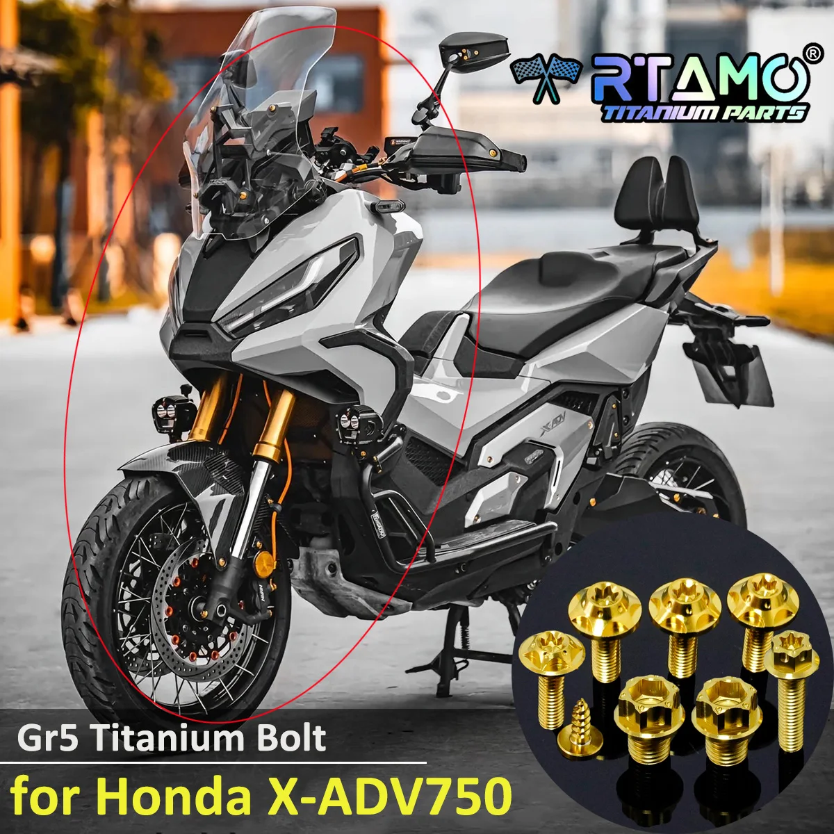 RTAMO Болт из титанового сплава для Honda X-ADV750, кронштейн для лобового стекла, ручка, заглушка зеркала, тормозной насос, винт, суппорт переднего крыла
RTAMO Болт из титанового сплава для Honda X-ADV750, кронштейн для лобового стекла, ручка, заглушка зеркала, тормозной насос, винт, суппорт переднего крыла