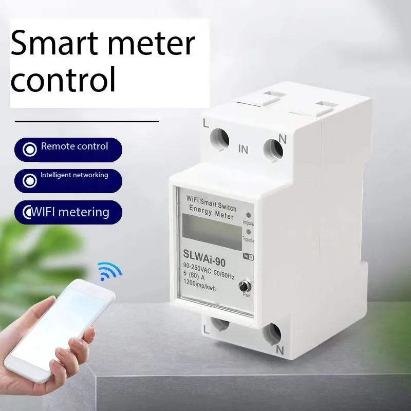 Graffiti Smart WiFi Electric Meter Remote Control Switch Electronic Metering Electric Meter 220V Multifunctional Electric Meter
Graffiti Smart WiFi Electric Meter Remote Control Switch Electronic Metering Electric Meter 220V Multifunctional Electric Meter