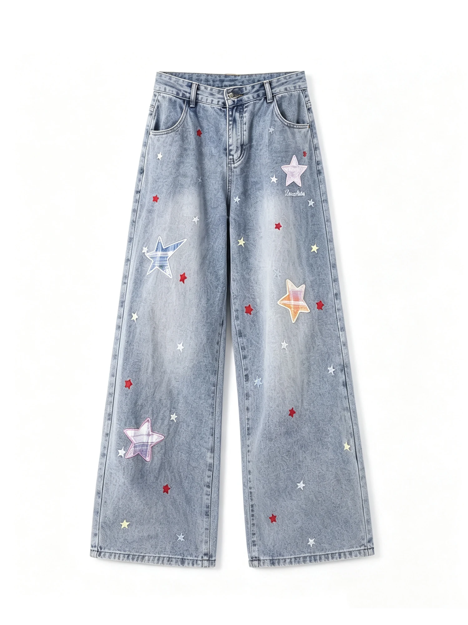 Women's Blue Y2k Baggy Star Jeans Vintage Harajuku Grunge Hiphop Oversize Jean Pants Wide Leg Denim Trousers Alternative Clothes
Women's Blue Y2k Baggy Star Jeans Vintage Harajuku Grunge Hiphop Oversize Jean Pants Wide Leg Denim Trousers Alternative Clothes
