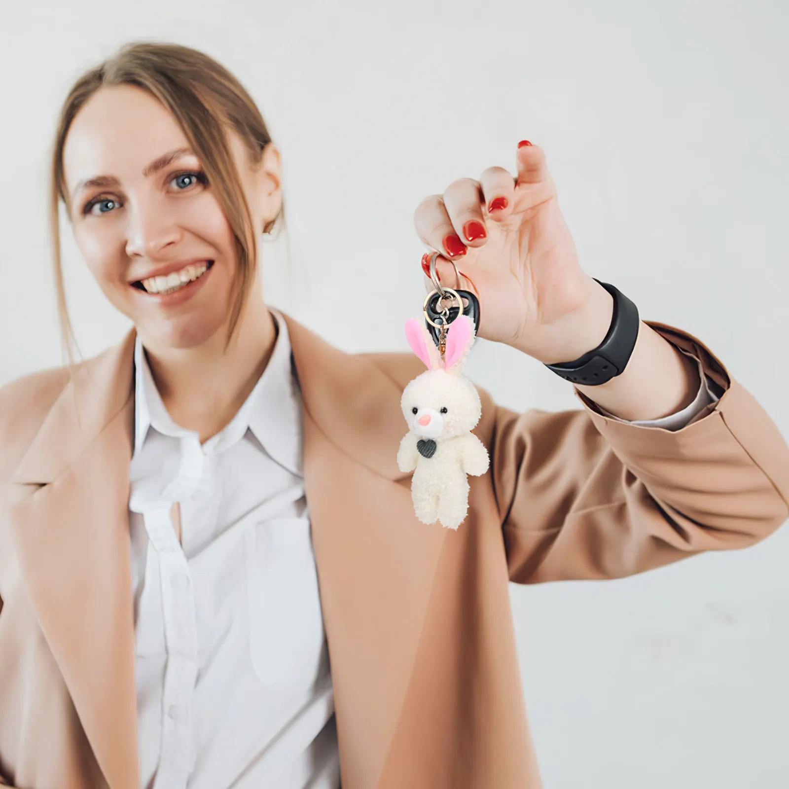 2Pcs Blush Bear Keychain Cute Stuffed Animal Pendant for Bag Wallet Backpack Easy to Clean Soft Decorative Charm Accessory
2Pcs Blush Bear Keychain Cute Stuffed Animal Pendant for Bag Wallet Backpack Easy to Clean Soft Decorative Charm Accessory