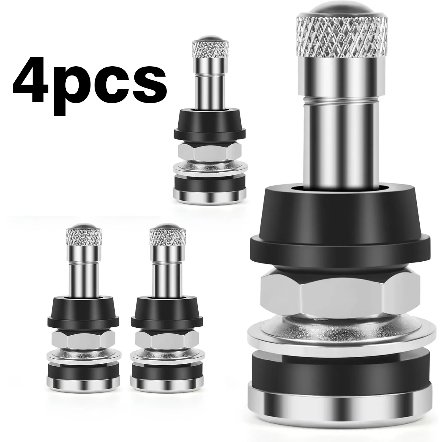 4pcs Tubeless Tire Valve Stems for Car SUV Truck Wheel Rims Universal Auto Tire Valve Replacement Accessories
4pcs Tubeless Tire Valve Stems for Car SUV Truck Wheel Rims Universal Auto Tire Valve Replacement Accessories