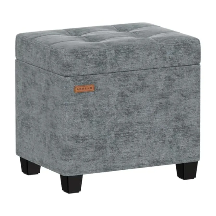 Chenille Metal Framed Storage Ottoman12.2" D x 16.1" W x 17.7" H Tufted Upholstered Ottoman with Storage Feet Rest Stool with L
Chenille Metal Framed Storage Ottoman12.2" D x 16.1" W x 17.7" H Tufted Upholstered Ottoman with Storage Feet Rest Stool with L