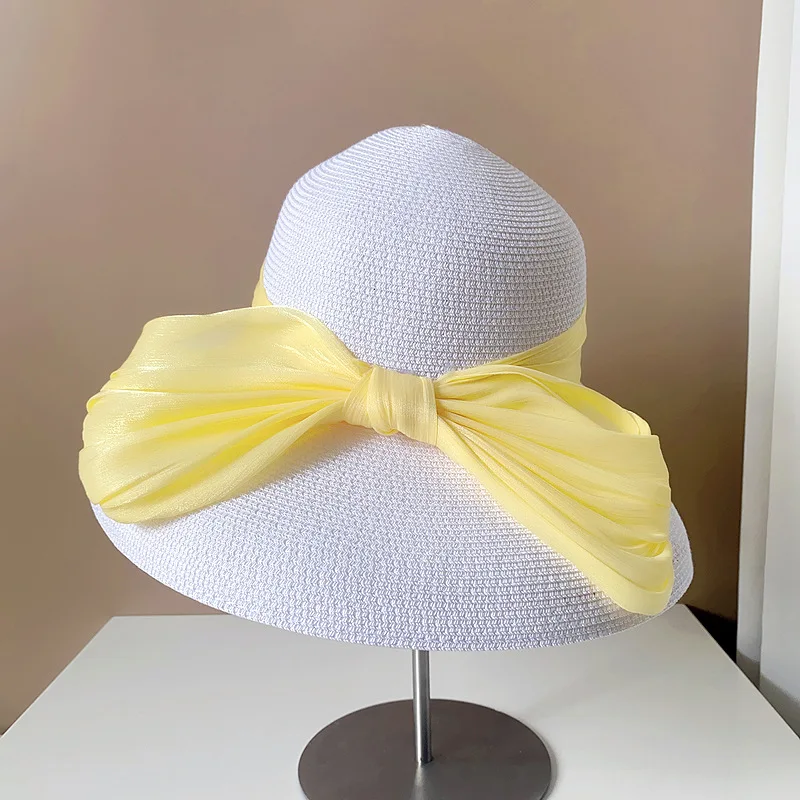 Japanese elegant bow large eaves sunscreen fisherman hat women beach holiday straw hat fashion net red sun hat
Japanese elegant bow large eaves sunscreen fisherman hat women beach holiday straw hat fashion net red sun hat