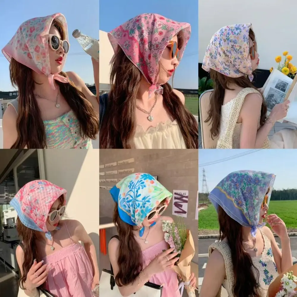 French Flower Printed Women Headscarf Soft Breathable Hair Scarf Sun Protection Literary Retro Small Square Scarf Spring Summer
French Flower Printed Women Headscarf Soft Breathable Hair Scarf Sun Protection Literary Retro Small Square Scarf Spring Summer