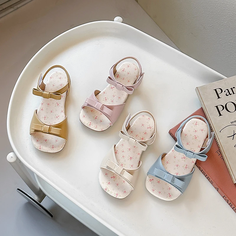 Girls Beach Shoes Non-slip Soft Sole Kids Sandals Double Simple Bows 2025 Summer New Children Princess Shoes Open Toes Floral
Girls Beach Shoes Non-slip Soft Sole Kids Sandals Double Simple Bows 2025 Summer New Children Princess Shoes Open Toes Floral