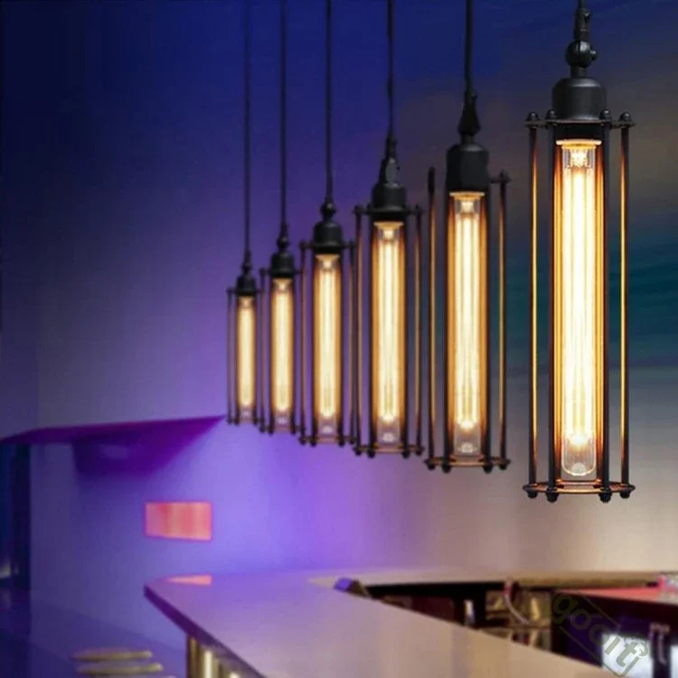 American Countryside Industrial Retro Bar Table pendant lights indoor iron black pendant lamp light E27 110V-220V
American Countryside Industrial Retro Bar Table pendant lights indoor iron black pendant lamp light E27 110V-220V