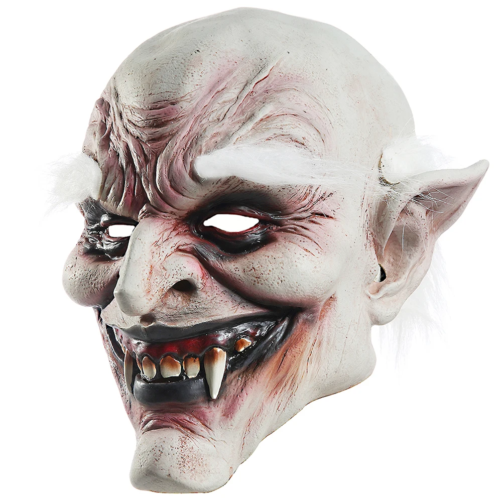Halloween Horror Mask For Adults Latex Scary Ghost Costume Party Face Mask Unique Creepy Terrifying White Eyebrows Comfortable
Halloween Horror Mask For Adults Latex Scary Ghost Costume Party Face Mask Unique Creepy Terrifying White Eyebrows Comfortable