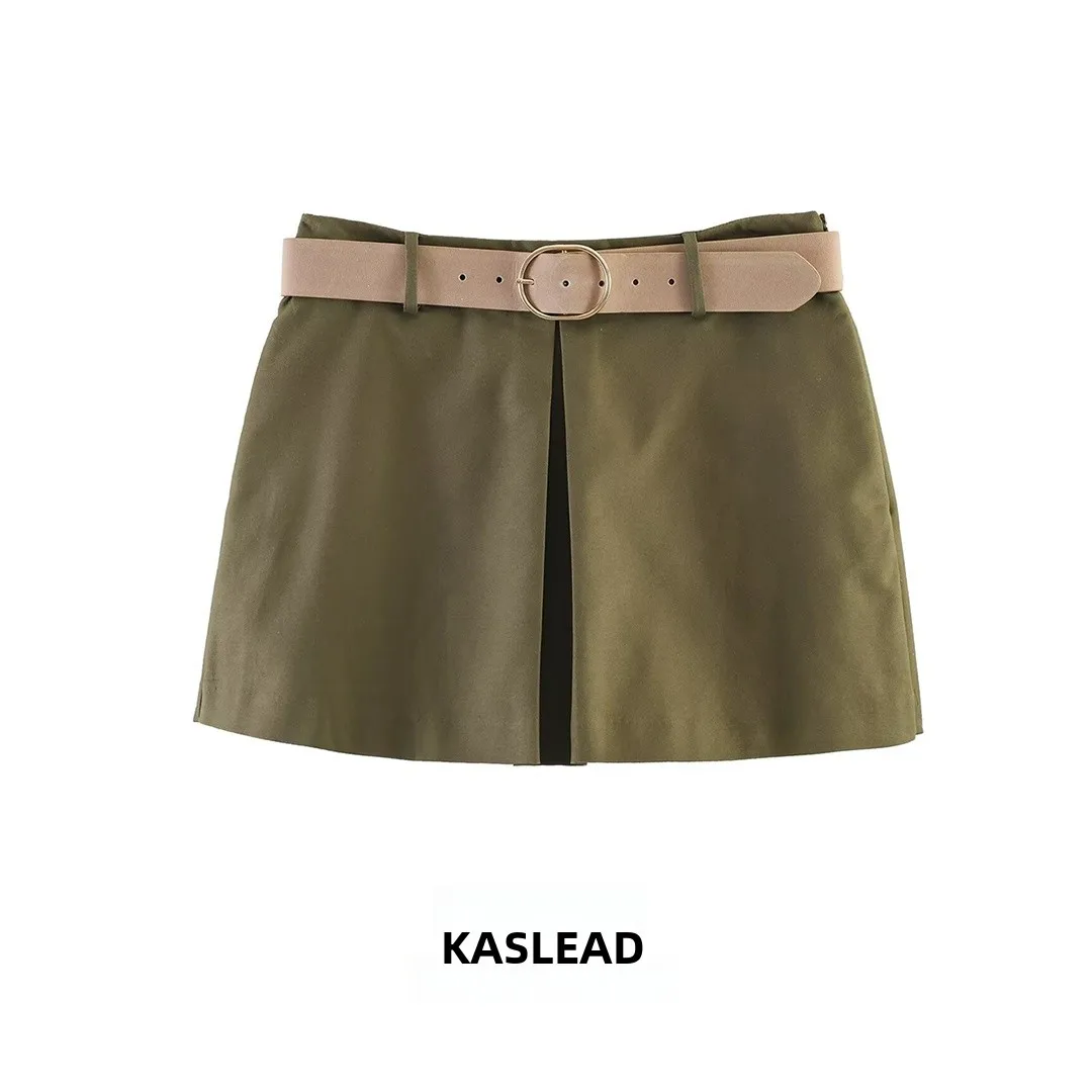 KASLEAD New Women's Fashion Versatile Simple Belted Skirt Pants 3046098 High Waist A-Line Skirt Standard Edition Summer 2026
KASLEAD New Women's Fashion Versatile Simple Belted Skirt Pants 3046098 High Waist A-Line Skirt Standard Edition Summer 2026