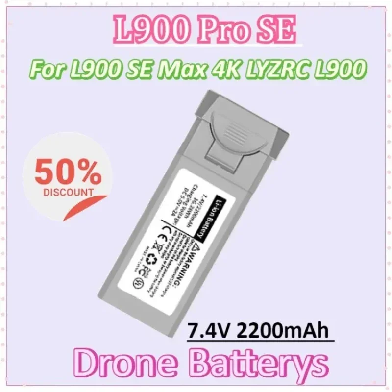 7.4V 2200mAh Drone Battery L900 Pro SE Drone Accessories for L900 SE Max 4K LYZRC L900 Battery PartsHigh Quality 
7.4V 2200mAh Drone Battery L900 Pro SE Drone Accessories for L900 SE Max 4K LYZRC L900 Battery PartsHigh Quality