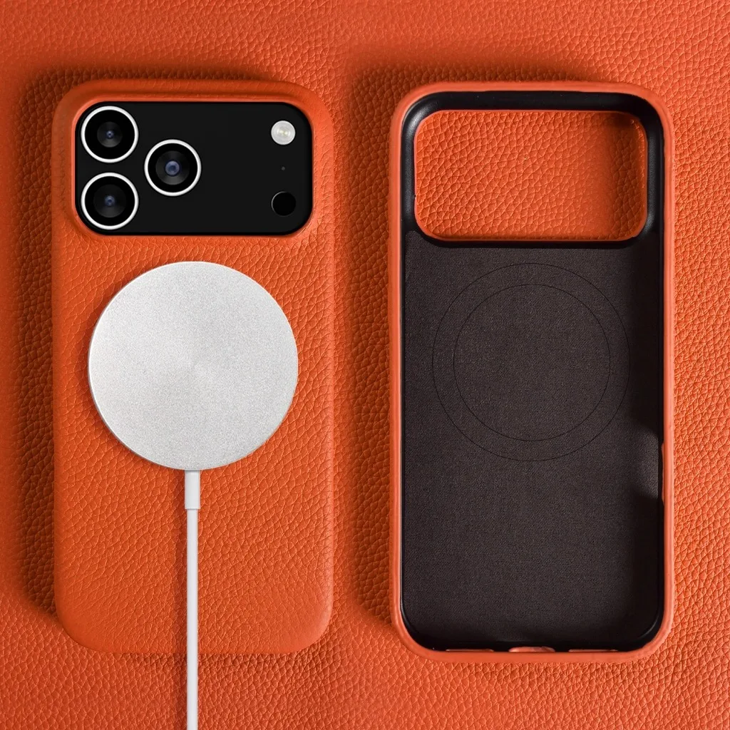 17-цветный чехол для магнитной зарядки из натуральной кожи для iPhone 15, 16, 17 Pro Max Air, универсальная задняя крышка из натуральной кожи премиум-класса
17-цветный чехол для магнитной зарядки из натуральной кожи для iPhone 15, 16, 17 Pro Max Air, универсальная задняя крышка из натуральной кожи премиум-класса