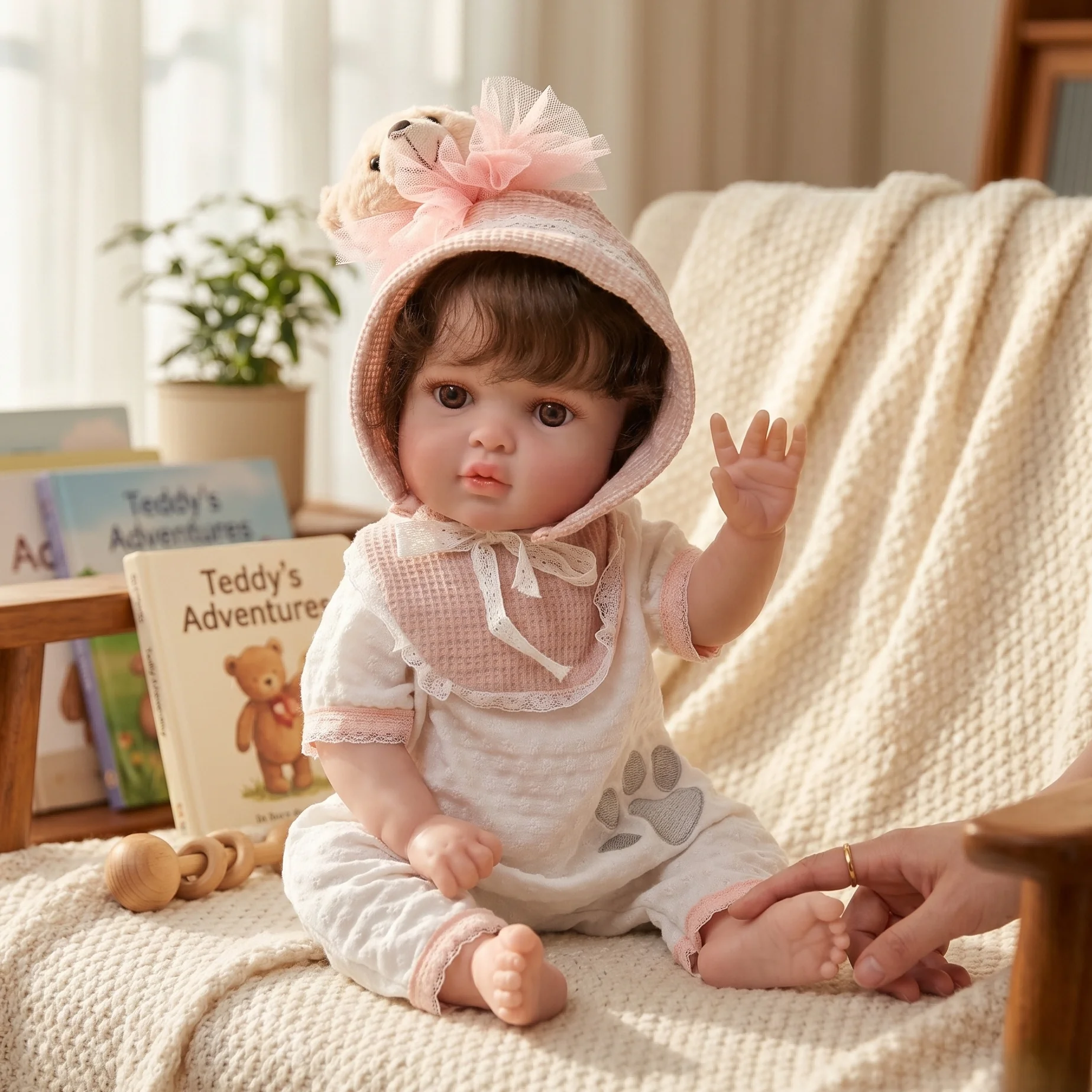 Cloveray 20inch Reborn Baby Lifelike Girl Doll Full Soft Silicone Body Toddler Bebe Birthday Gift
Cloveray 20inch Reborn Baby Lifelike Girl Doll Full Soft Silicone Body Toddler Bebe Birthday Gift