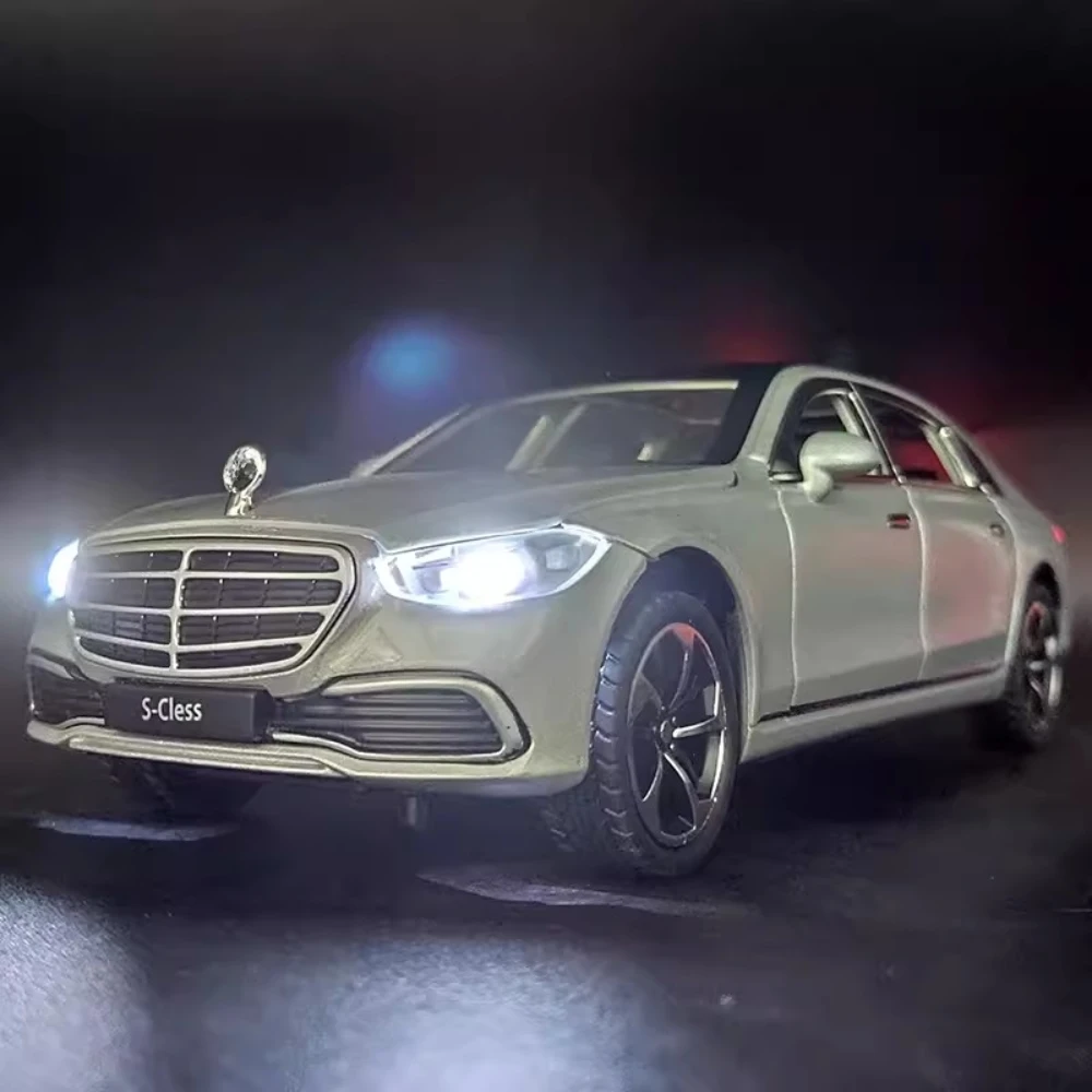 Модель игрушечного автомобиля 1/24 S400L, корпус из сплава, 4 двери, открытые звуки, модель металлического литых под давлением моделей автомобилей, Коллекционные детские подарки
Модель игрушечного автомобиля 1/24 S400L, корпус из сплава, 4 двери, открытые звуки, модель металлического литых под давлением моделей автомобилей, Коллекционные детские подарки