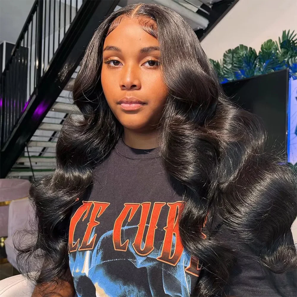 200% Density Body Wave Natural Black 13x4 13x6 HD Lace Frontal Wig Brazilian 7x6 360 Full Lace Front Human Hair Wigs For Women
200% Density Body Wave Natural Black 13x4 13x6 HD Lace Frontal Wig Brazilian 7x6 360 Full Lace Front Human Hair Wigs For Women