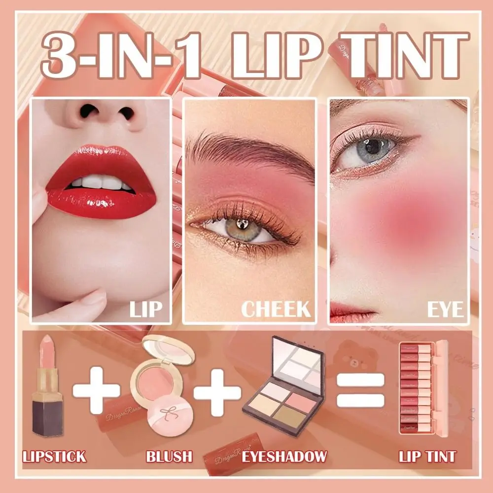 Sexy 10 Color Liquid Lipstick Set Moisturizing Non-Stick Cup Cheek Tint Long Lasting Waterproof Red Lip Tint
Sexy 10 Color Liquid Lipstick Set Moisturizing Non-Stick Cup Cheek Tint Long Lasting Waterproof Red Lip Tint