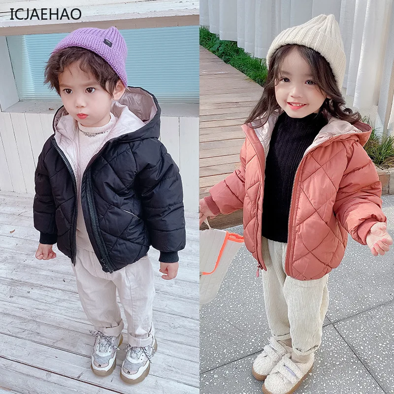 ICJAEHAO New Boys Padded Coat Baby Fashion Kids Zipper Outerwear Top Children Hooded Clothes Girls Warm Jacket Children Outfit
ICJAEHAO New Boys Padded Coat Baby Fashion Kids Zipper Outerwear Top Children Hooded Clothes Girls Warm Jacket Children Outfit