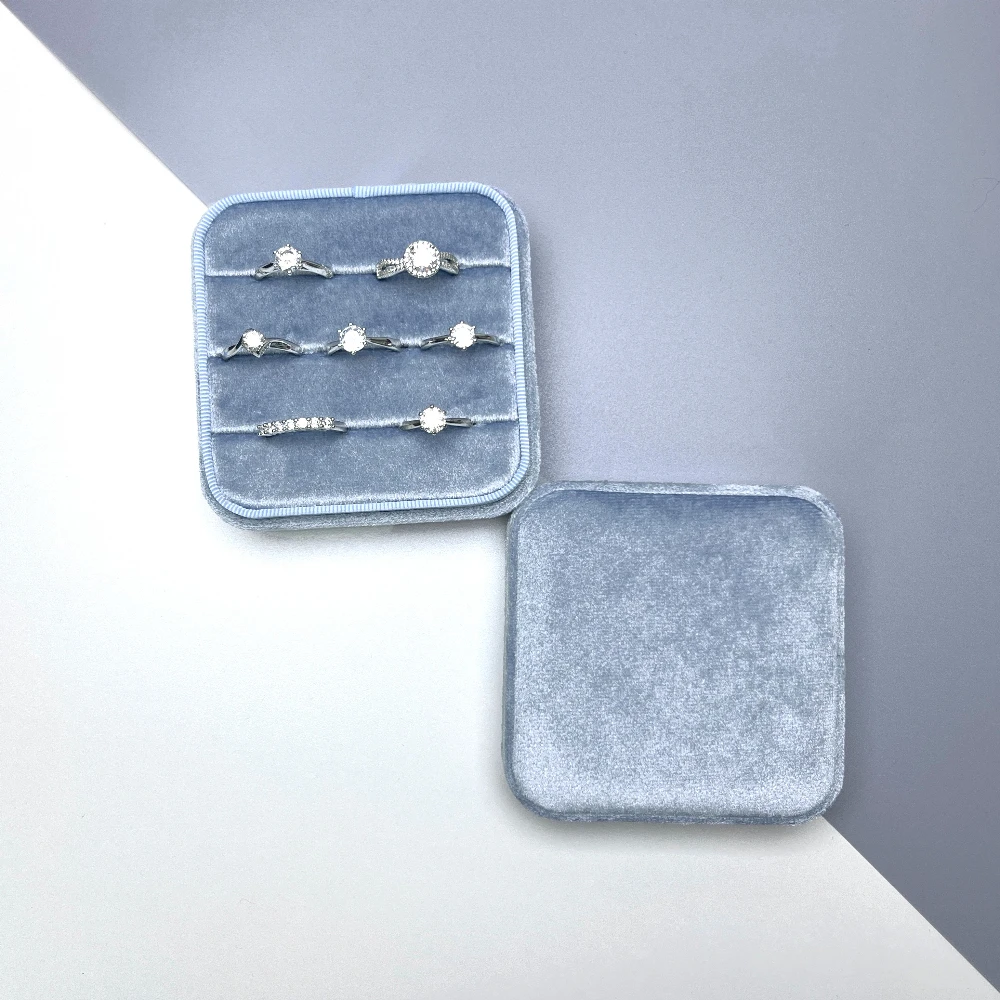Velvet Ring Box Large Velvet Jewelry Box for Earrings Wedding Proposal Engagement Ring Holder with Cotton Filler
Velvet Ring Box Large Velvet Jewelry Box for Earrings Wedding Proposal Engagement Ring Holder with Cotton Filler