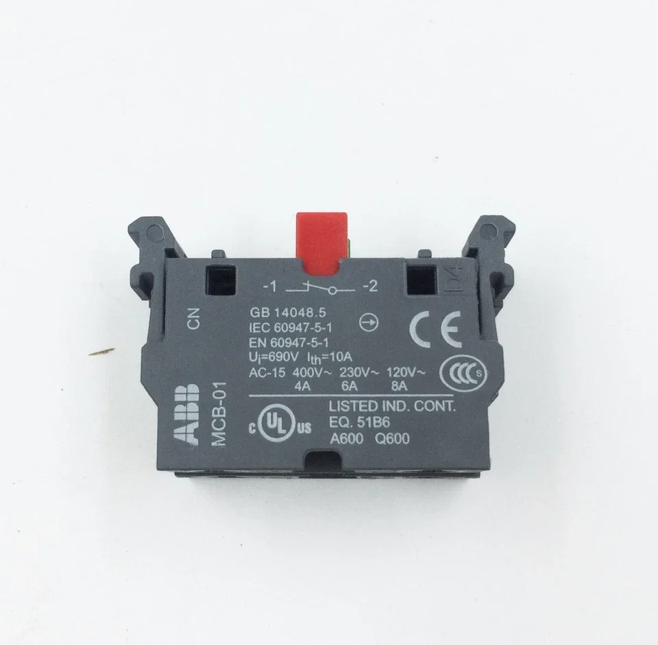 MCB-01 10245844 1SFA611610R1010 Modular contact block 1NC
MCB-01 10245844 1SFA611610R1010 Modular contact block 1NC