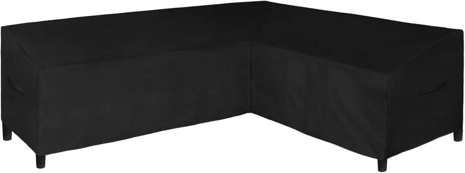 Waterproof L-Shaped Patio Sofa Cover, 110"x85" Heavy Duty Outdoor Furniture Protector, Black
Waterproof L-Shaped Patio Sofa Cover, 110"x85" Heavy Duty Outdoor Furniture Protector, Black