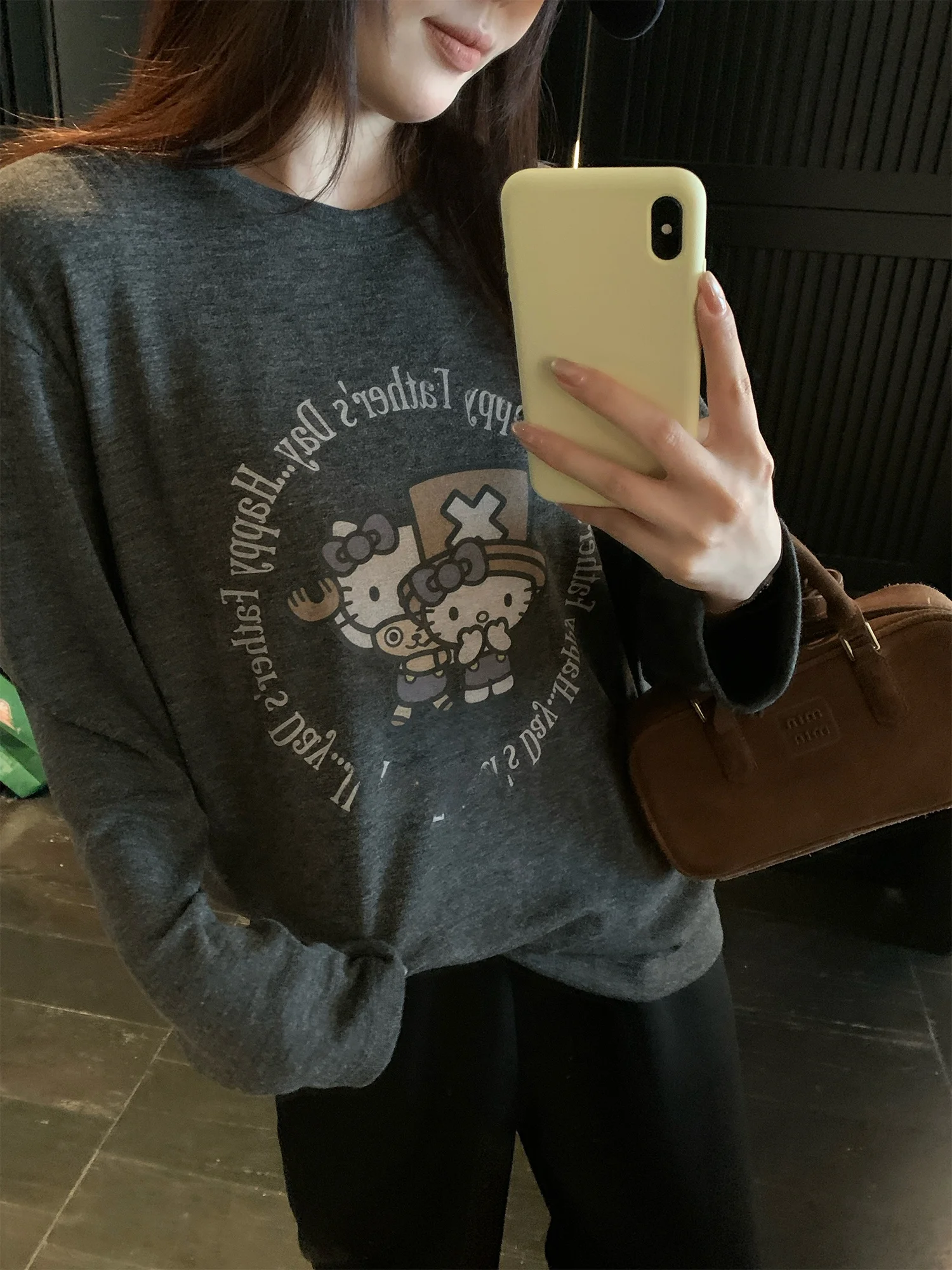 Зимняя женская футболка NAZ больших размеров из смесовой шерсти с длинным рукавом, принтованная, свободного кроя, повседневная, универсальная, с круглым вырезом, из полиэстера
Зимняя женская футболка NAZ больших размеров из смесовой шерсти с длинным рукавом, принтованная, свободного кроя, повседневная, универсальная, с круглым вырезом, из полиэстера