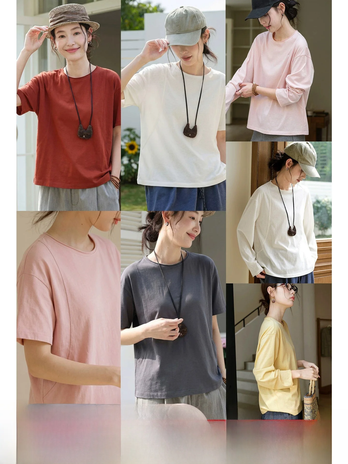 Women's Bamboo Rayon Short Sleeve T-Shirt Breathable Casual Wear Comfortable Cotton Spring Summer Fashion Basic round Neck
Women's Bamboo Rayon Short Sleeve T-Shirt Breathable Casual Wear Comfortable Cotton Spring Summer Fashion Basic round Neck