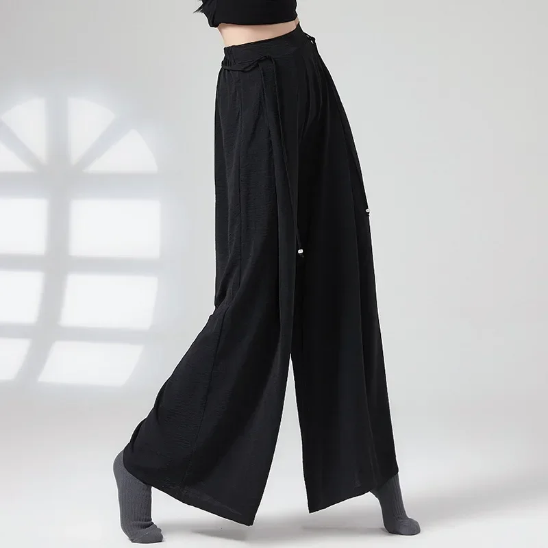 Classical dance practice suit women's pants wide-leg pants elegant Chinese dance clothing modern dance straight trousers
Classical dance practice suit women's pants wide-leg pants elegant Chinese dance clothing modern dance straight trousers