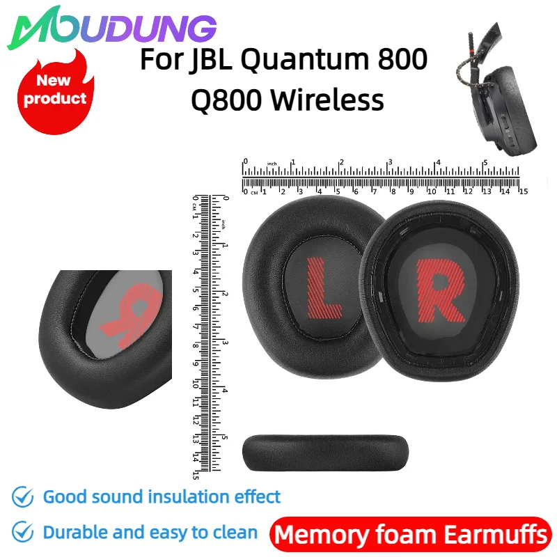MOUDUNG Replacement High quality Protein Leather Ear Pads for JBL Quantum 800 Q800 Wireless Headphones Ear Cushions Earpads
MOUDUNG Replacement High quality Protein Leather Ear Pads for JBL Quantum 800 Q800 Wireless Headphones Ear Cushions Earpads